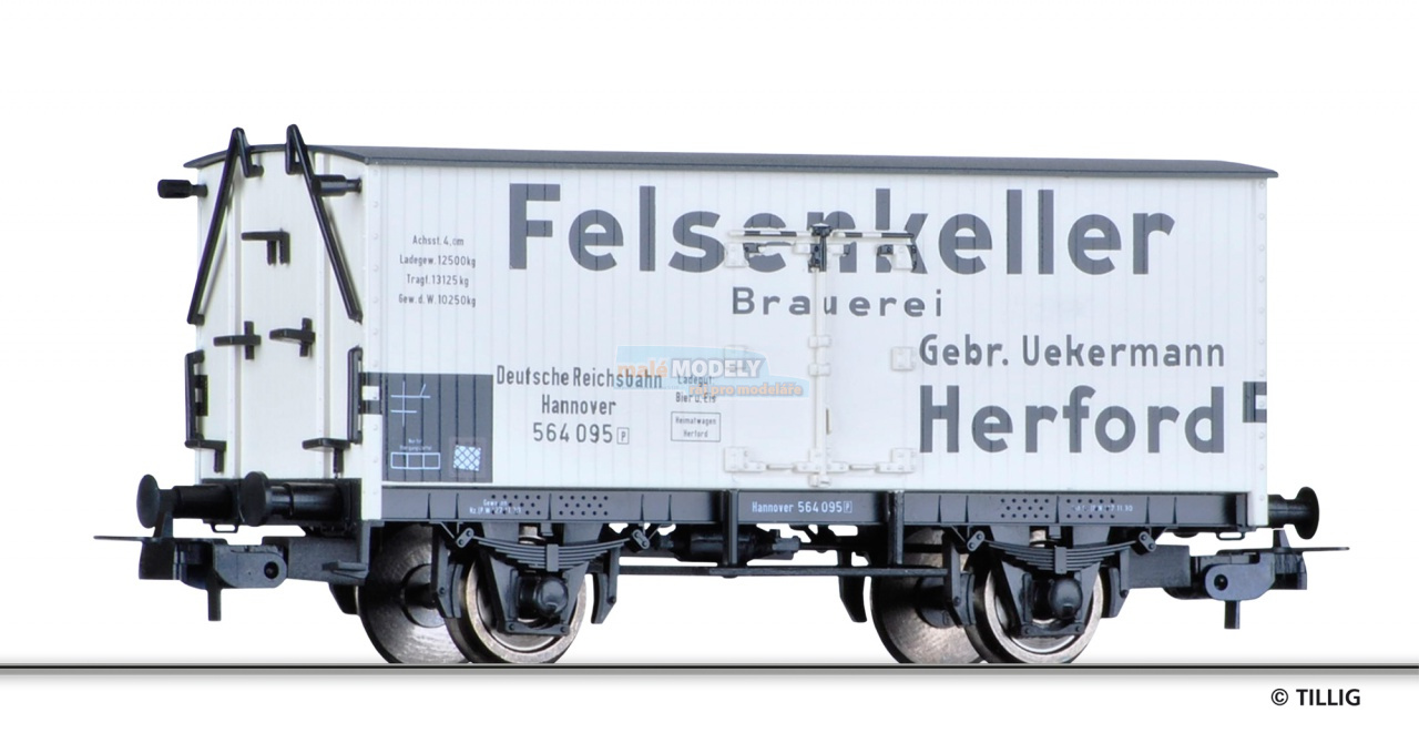 Kühlwagen Felsenkeller Herford, eingestellt bei der DRG, Ep. II