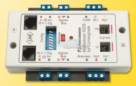 Multiplexer pro světelné signály