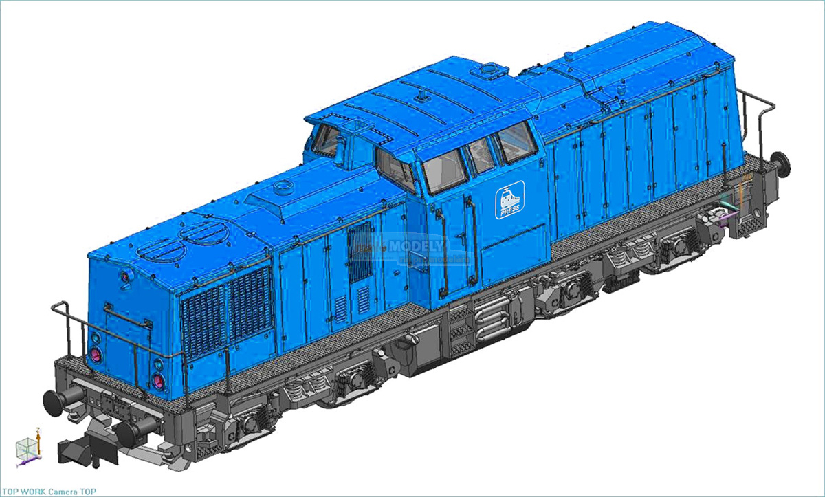 Dieselová lokomotiva BR 204 <b>PRESS</b> se zvukem