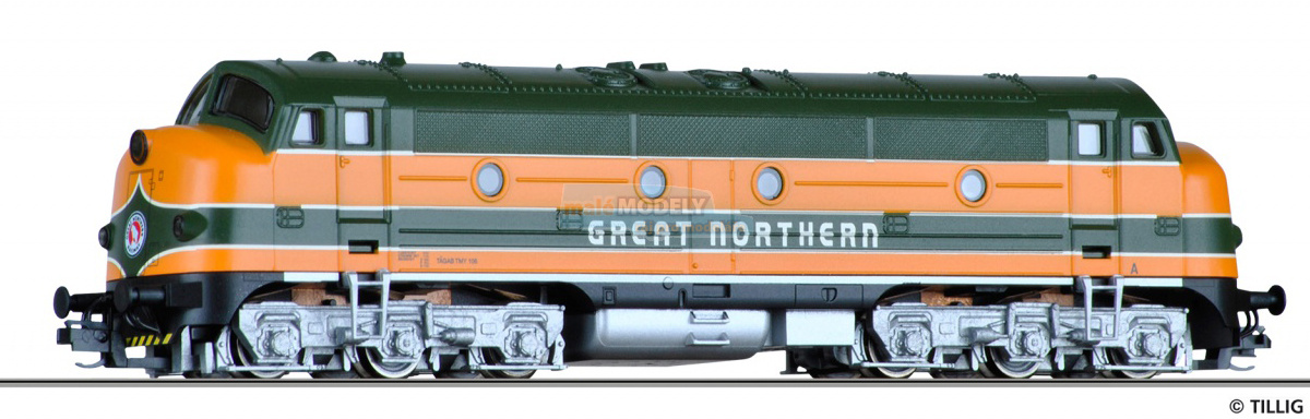 Dieselová lokomotiva TMY 106 <b>Great Northern</b>, TAG