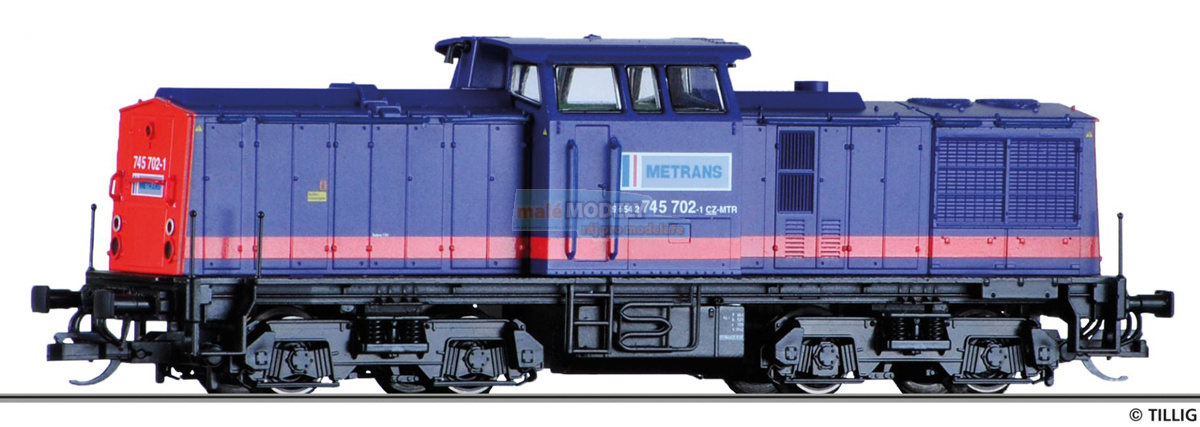Dieselová lokomotiva řady 745, METRANS (CZ)