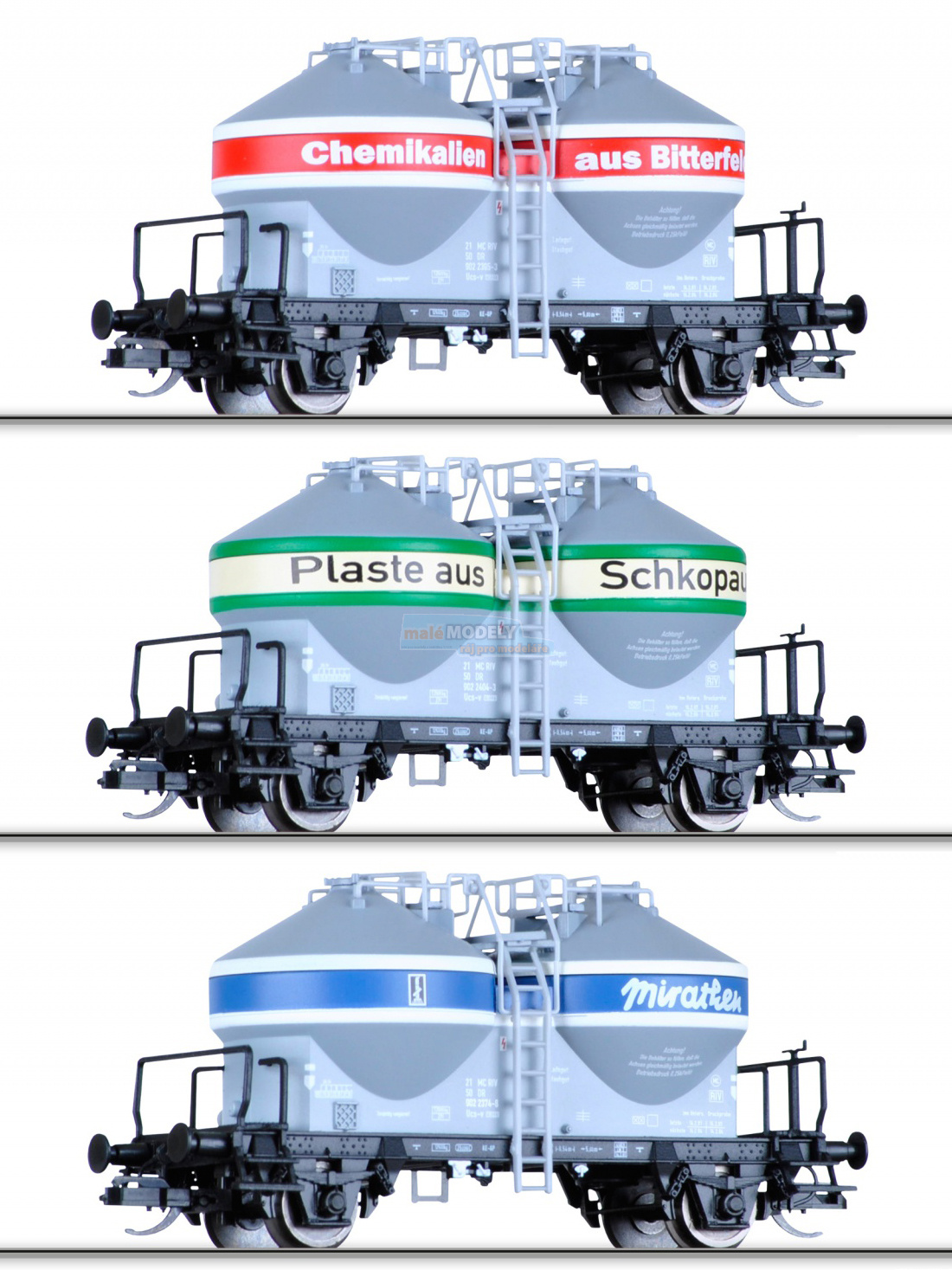 Set 3 nákladních vozů na přepravu prachu Ucs - (31.03.2016)