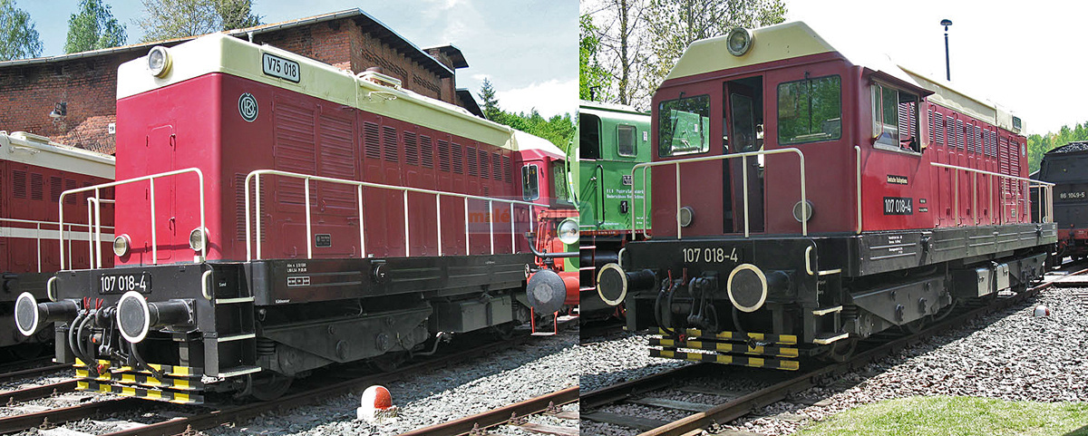 Dieselová lokomotiva 107 018, Railsystems RP GmbH - (31.03.2016)
