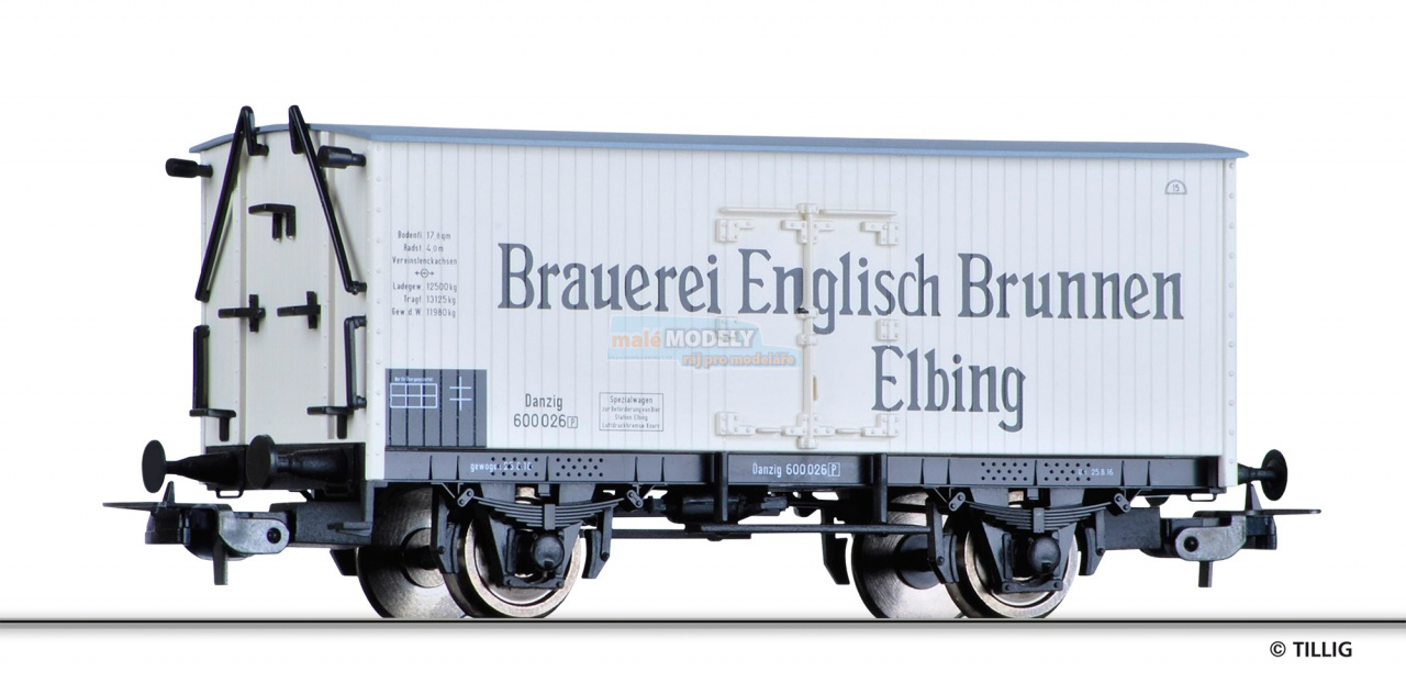 Chladící vůz <b>Brauerei Englisch-Brunnen Elbing</b>