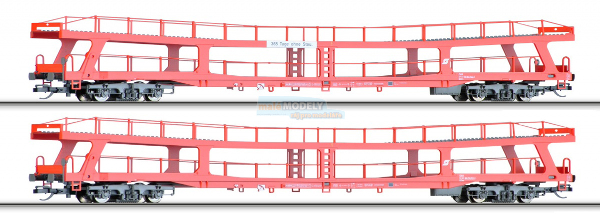 Set 2 nákl. vozů pro přepravu automobilů, OBB, IV