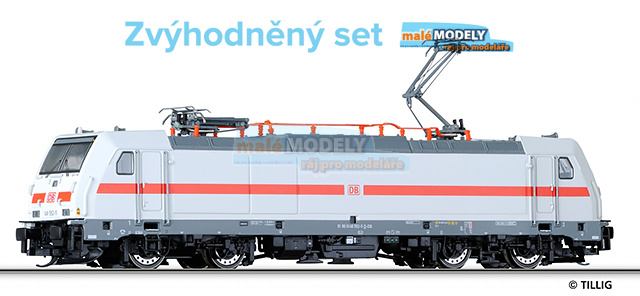 SET - Elektrická lokomotiva řady BR 146.5 ve zbarvení IC