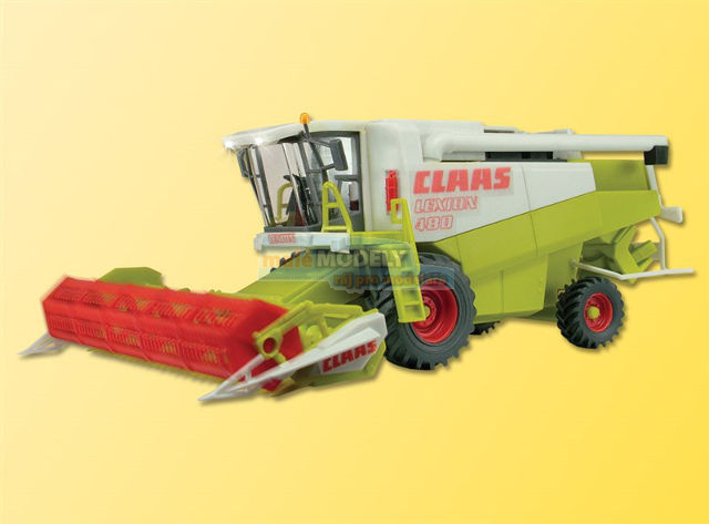 Kombajn CLAAS s reflektory a navijákem, funkční model