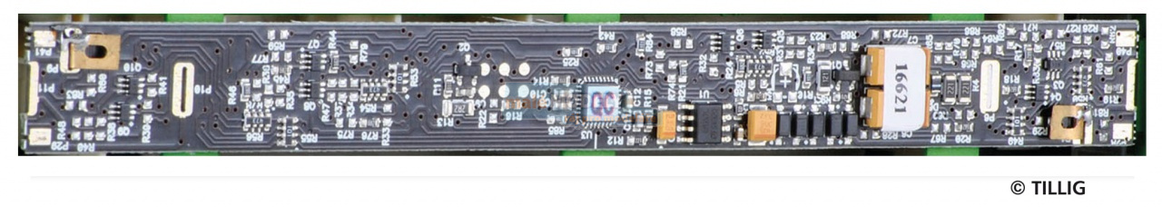 LED-Innenbeleuchtung Analog/Digital, Bausatz für Reisezugwagen Bauart Halberstadt (Mitteleinstieg)