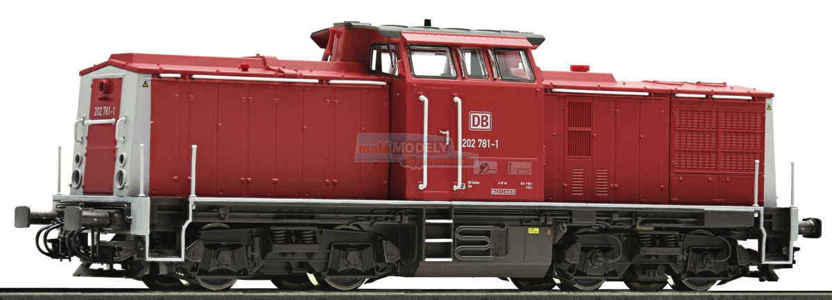 Dieselová lokomotiva 202 781 se zvukem