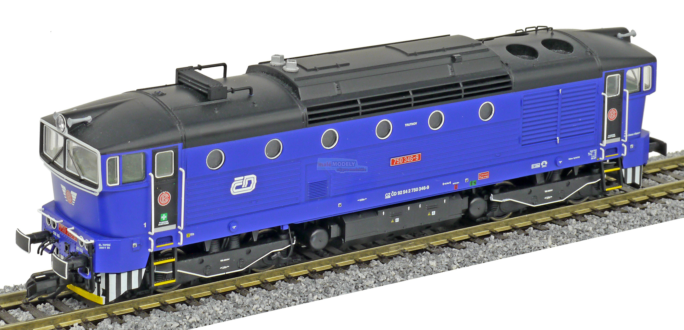 Lok. diesel Brejlovec T4783.3 blue, ČD