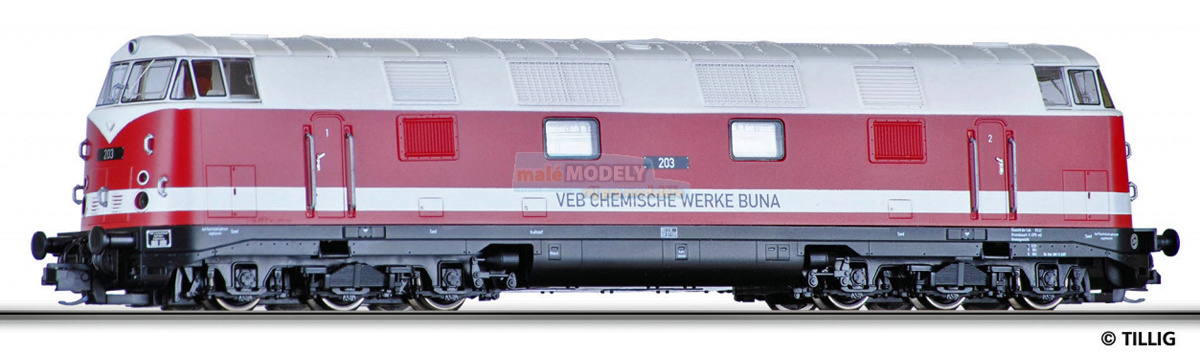 Dieselová lokomotiva VEB Chemischen Werke Buna