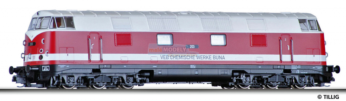 Dieselová lokomotiva VEB Chemischen Werke Buna