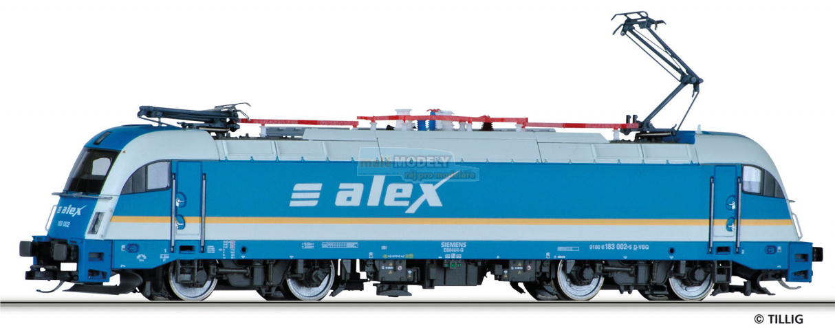 Elektrická lokomotiva BR 183 <b>alex</b>, RBG