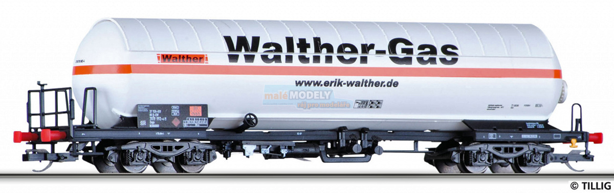 Cisternový vůz pro přepravu plynu <b>Walther-Gas</b>