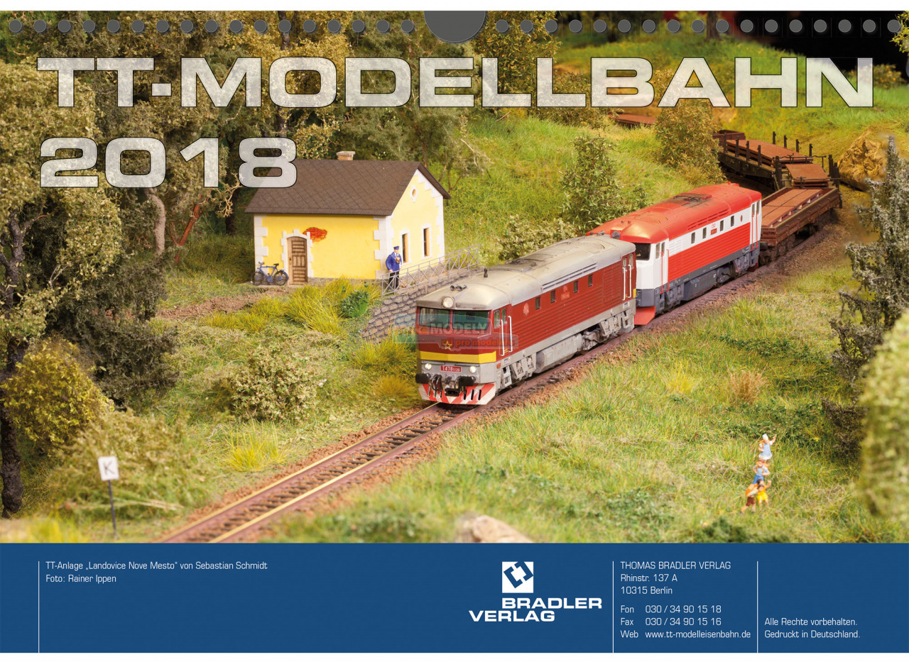 TT-Kalender 2018 (Bradler Verlag) - (31.03.2017)