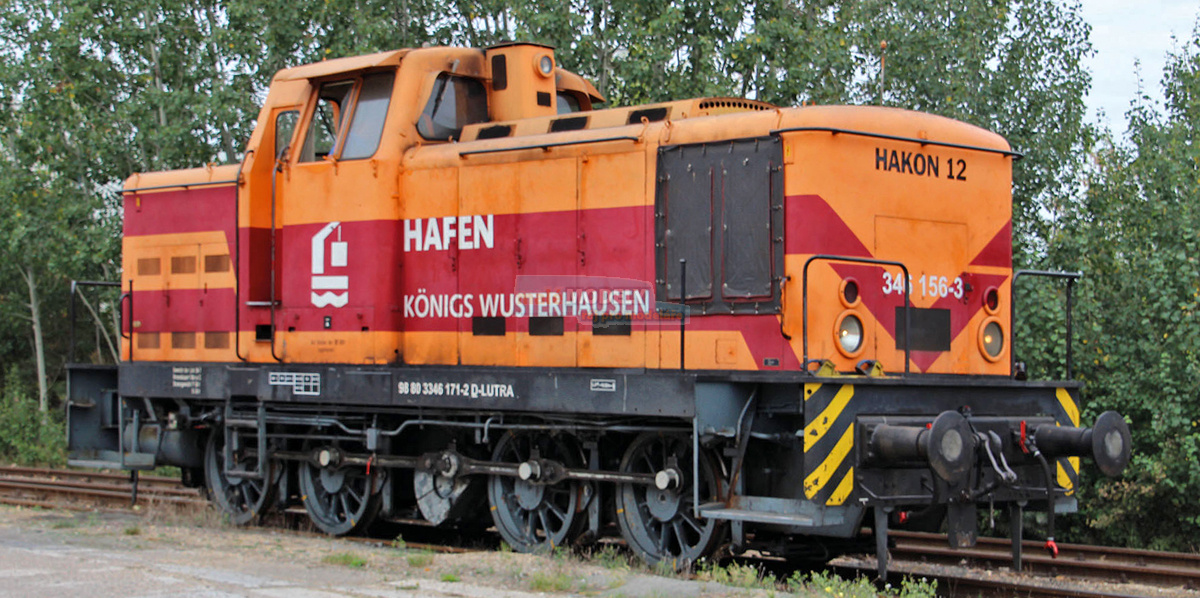 Dieselová lokomotiva 346 171-2, LUTRA Hafengesellschaft - (31.03.2017)