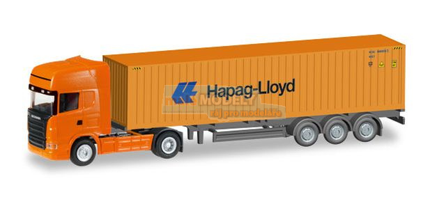 Auto návěs Scania T TL SZ Hapag-Lloyd