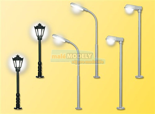 Sada lamp s LED 46 - 71 mm (6 ks)