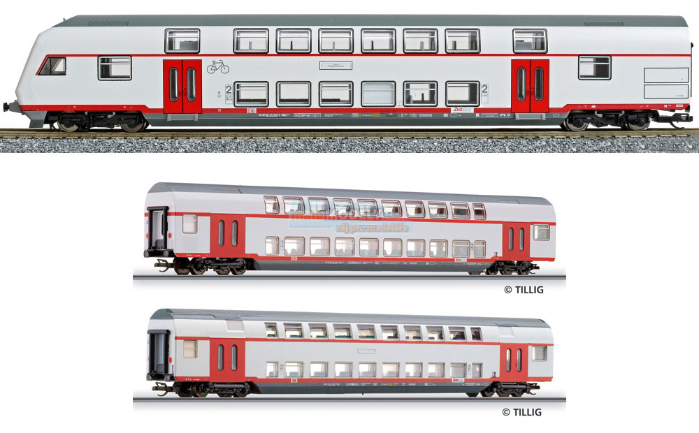 Set tří patrových vozů (31.3.2011)