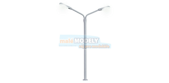 Lampa pouliční moderní dvojitá 75mm