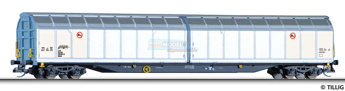 Vůz s posuvnou stěnou Habbins Rail Cargo Wagon