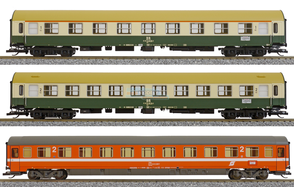 Set tří osobních vozů Vindobona 2 (31.03.2018)