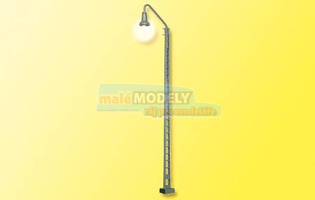 Příhradová nádražní lampa s LED diodou 124 mm