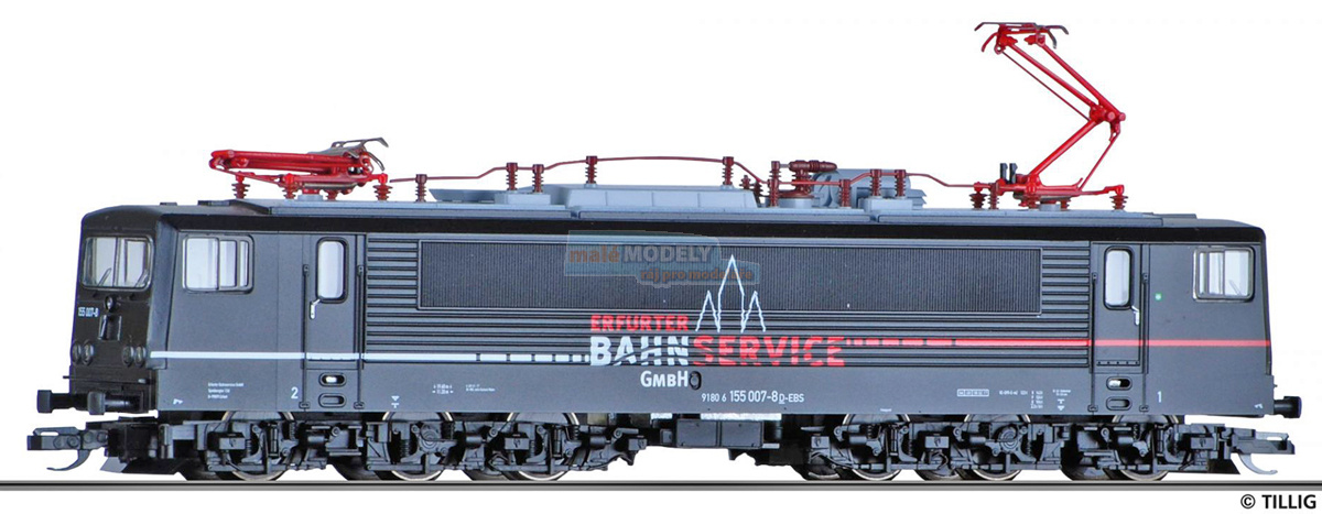 Elektrická 155 007-8, Erfurter Bahnservice GmbH