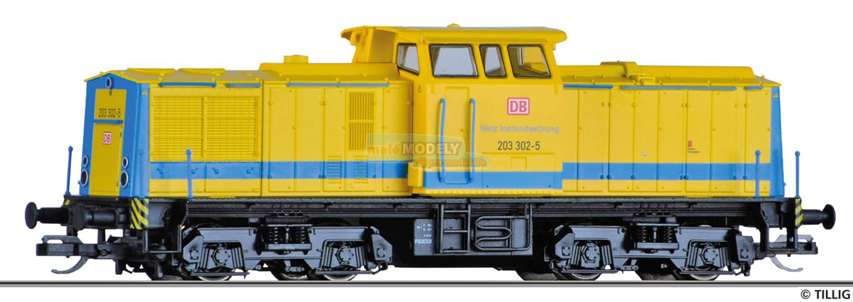 Dieselová lokomotiva 203 302-5, DB Netz Instandsetzung