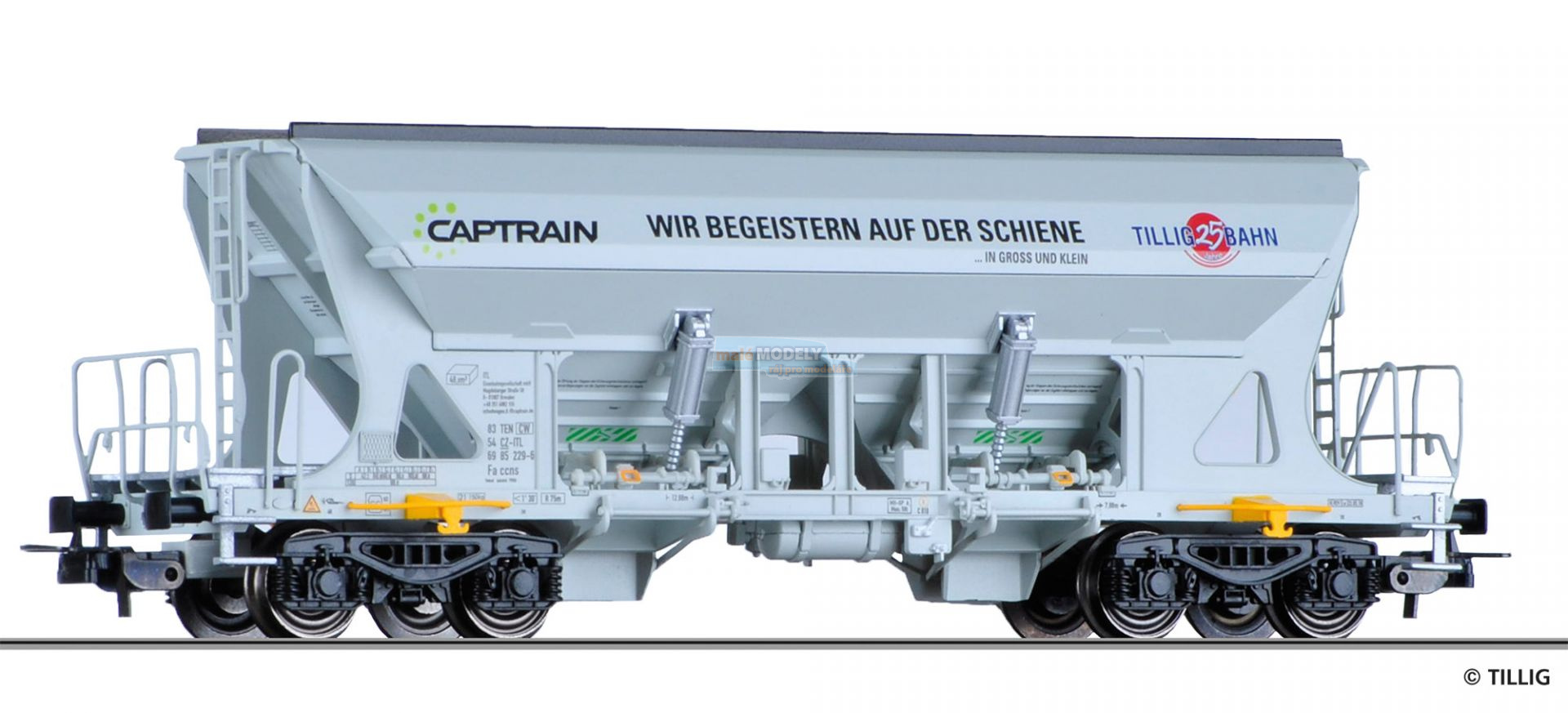 Jubilejní model 25 let TILLIG: Výsypný vůz Faccns