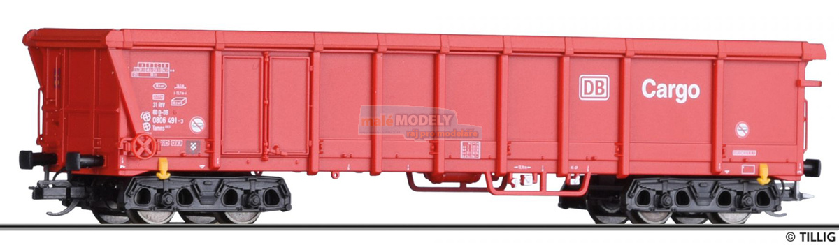 Rolldachwagen Tamns 893 der DB Cargo, Ep. VI