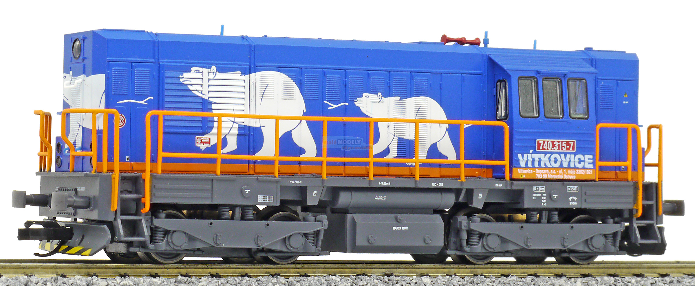 Dieselová lokomotiva řady 740 Vítkovice