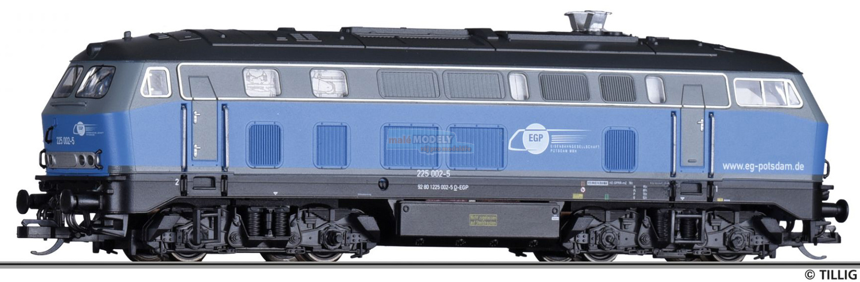 Dieselová lokomotiva 225 002-5, Eisenbahngesellschaft Potsdam mbH