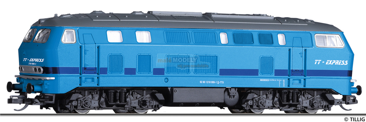 START - Dieselová lokomotiva BR 218 „TT-Express“