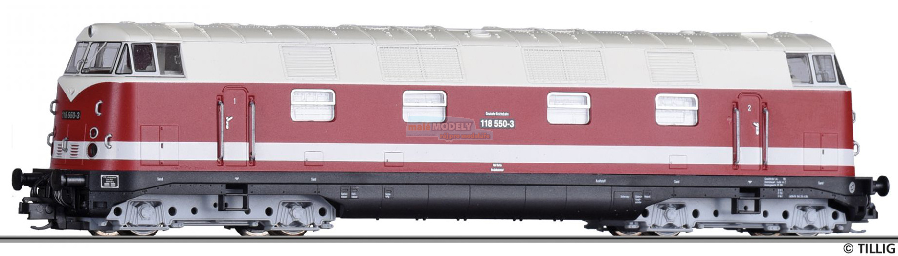 Dieselová lokomotiva 118 550-3 - (31.03.2020)