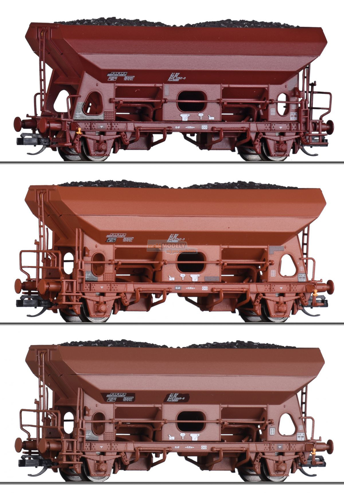 Set tří samovýsypných vozů Fcs 6450 - (31.03.2020)