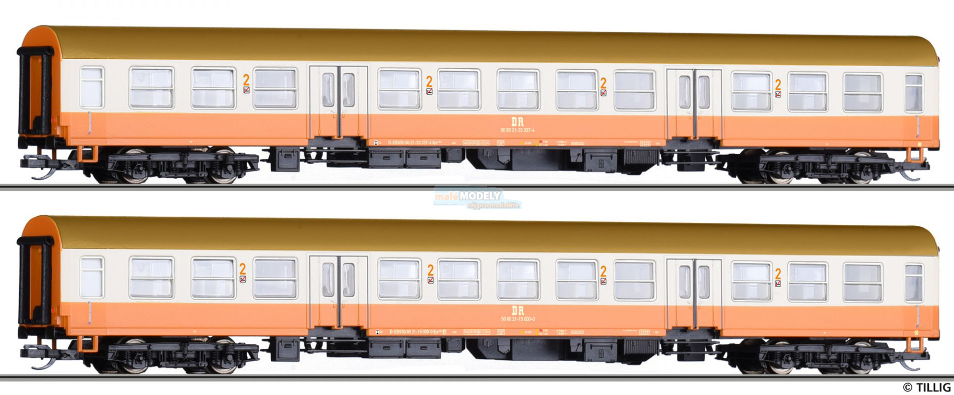 Set dvou rychlíkových vozů „Museums-Städteexpress Erfurter Bahnservice GmbH 2“ - (31.03.2020)