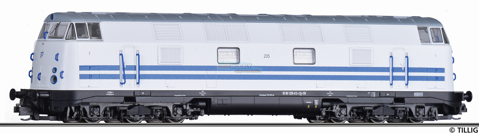 Dieselová lokomotiva 228 412-3, Industrie Transportgesell. Brandenburg mbH - (31.03.2020)