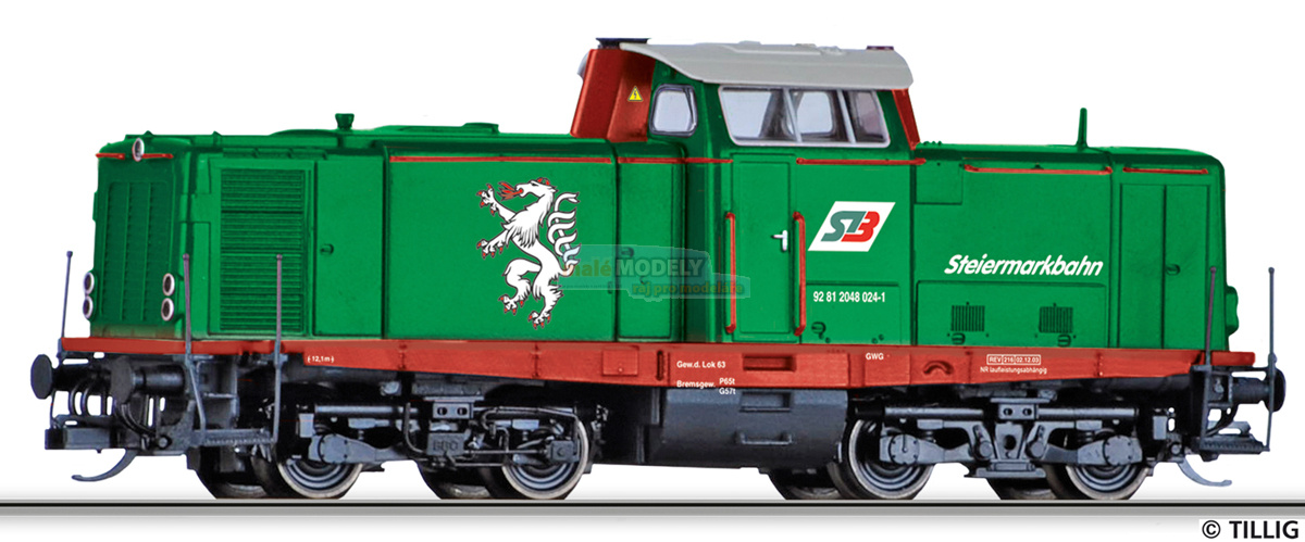 Dieselová lokomotiva 2048 024-1, Steiermärkischen Landesbahnen (AT) - (31.03.2020)