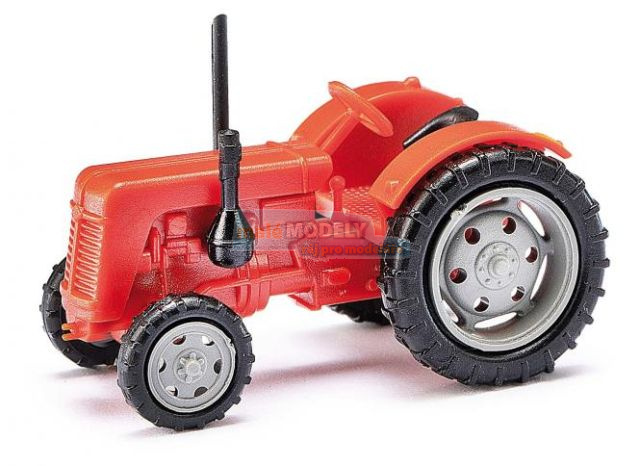 Traktor Famulus červený, šedá kola
