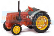 Traktor Famulus červeno-šedý, žlutá kola