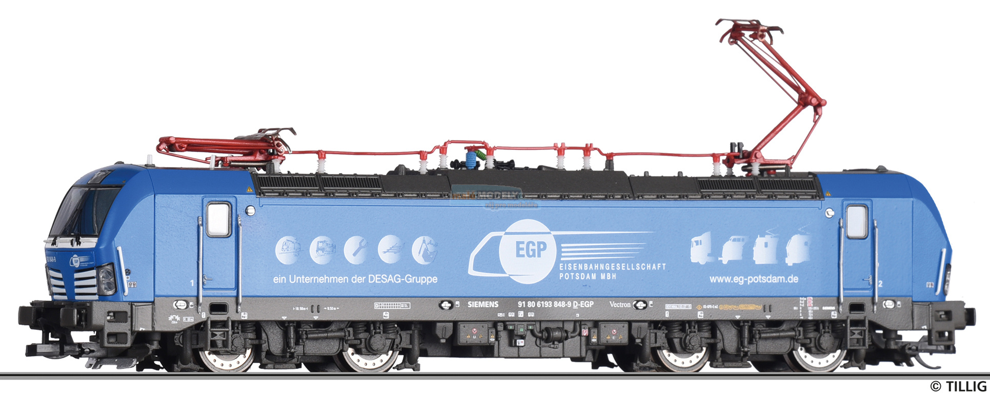 Elektrická lokomotiva 193 848, Eisenbahn Gesellschaft Potsdam mbH (EGP)