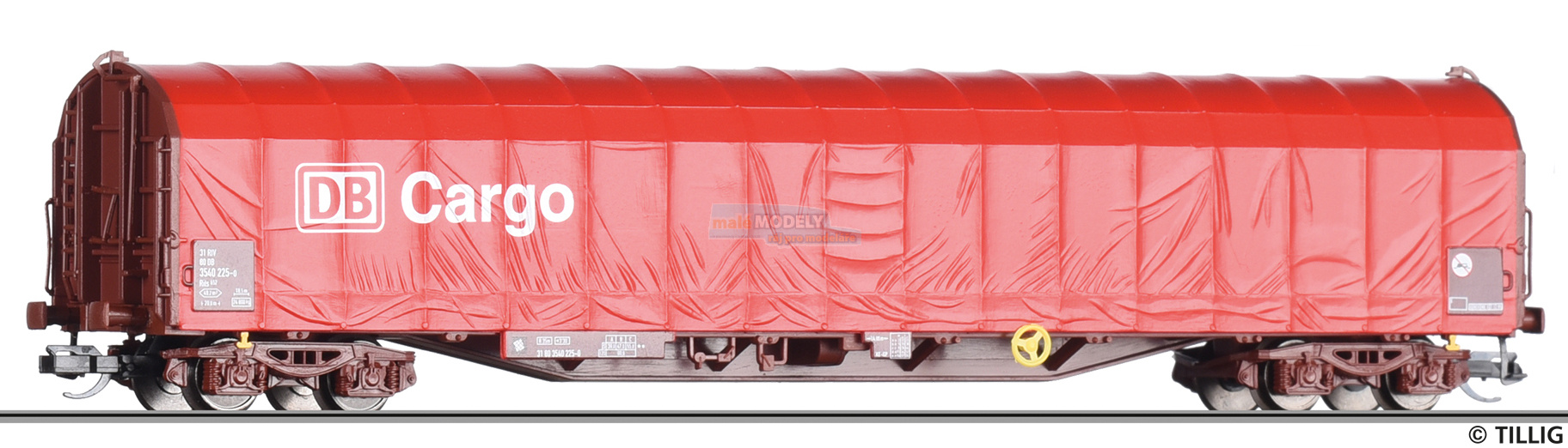 Schiebeplanenwagen Rils 652 der DB Cargo, Ep. V