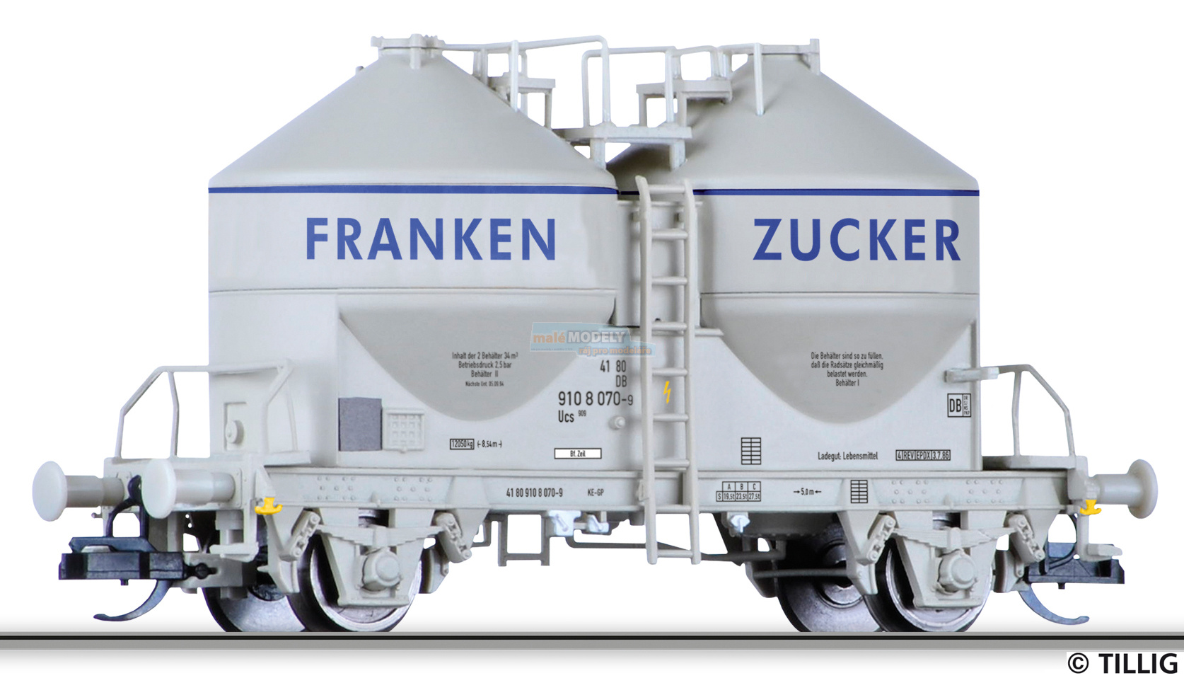 Samovýsypný vůz Ucs 909 „Frankenzucker GmbH“ 