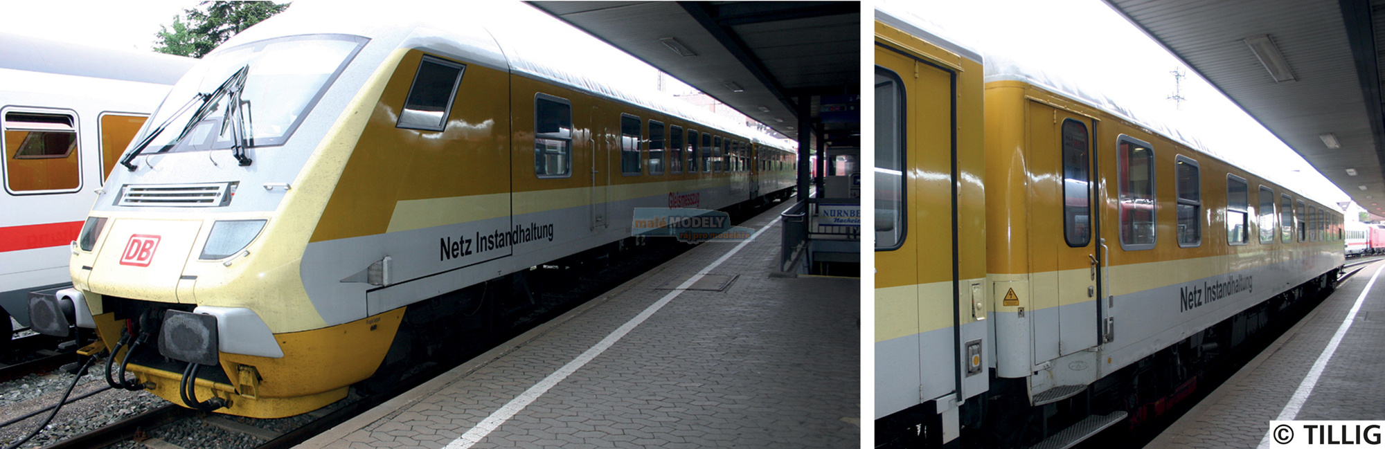 Set řídícího a osobního vozu „Gleismesszug“, DB Netz Instandhaltung - (31.03.2021)