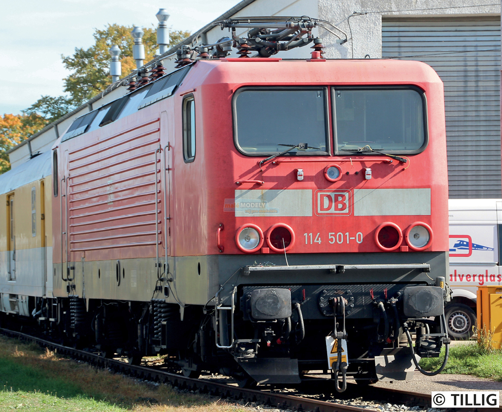 Elektrická lokomotiva 114 501-0, DB Systemtechnik - (31.03.2021)