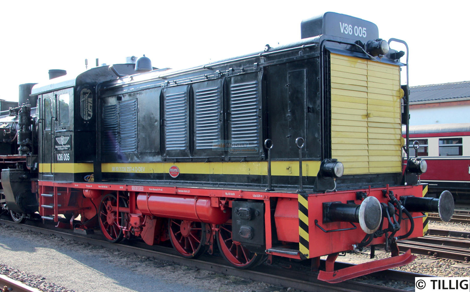 Dieselová lokomotiva V 36 005, Museumsbahn Bruchhausen-Vilsen - (31.03.2021)