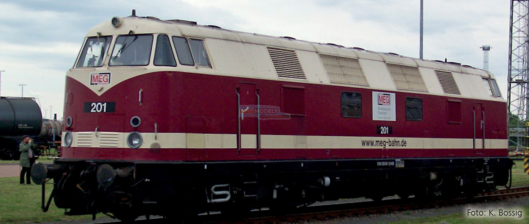 Dieselová lokomotiva 228 502-1, Mitteldeutschen Eisenbahn GmbH (MEG) - (31.03.2021)