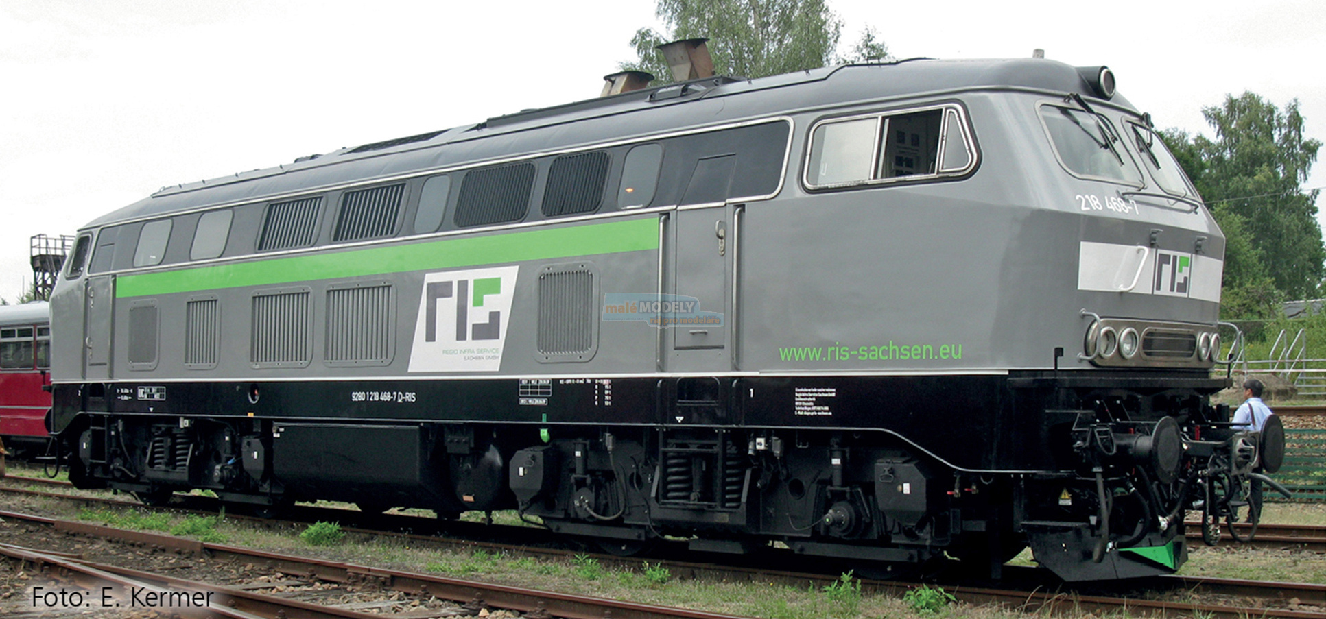 Dieselová lokomotiva 218 468, Regio Infra Sachsen GmbH - (31.03.2021)