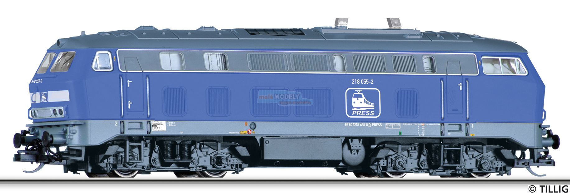 Dieselová lokomotiva BR 218,  D-PRESS